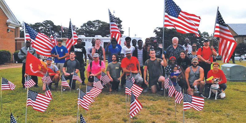 PCC employees and student veterans took part in a “#22-A-Day Walk” organized by the PCC Student Veterans Association to raise awareness of the alarming rate of suicide among the nation’s veterans. The 2.2-mile walk, which drew its name from the reported 22 veterans that commit suicide each day in the United States, was held on campus during “Suicide Prevention Month.”